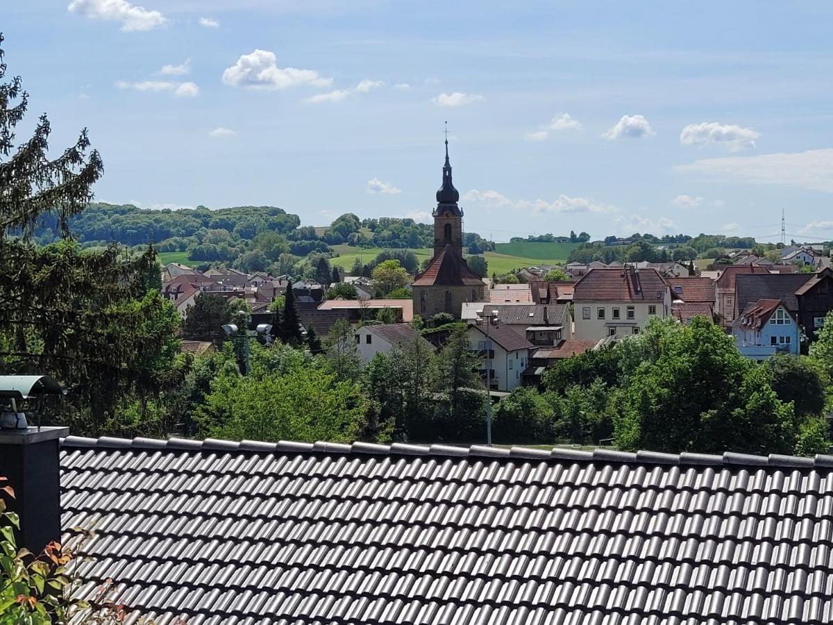 Ferienwohnung Kraichgaublick Angelbachtal ภายนอก รูปภาพ